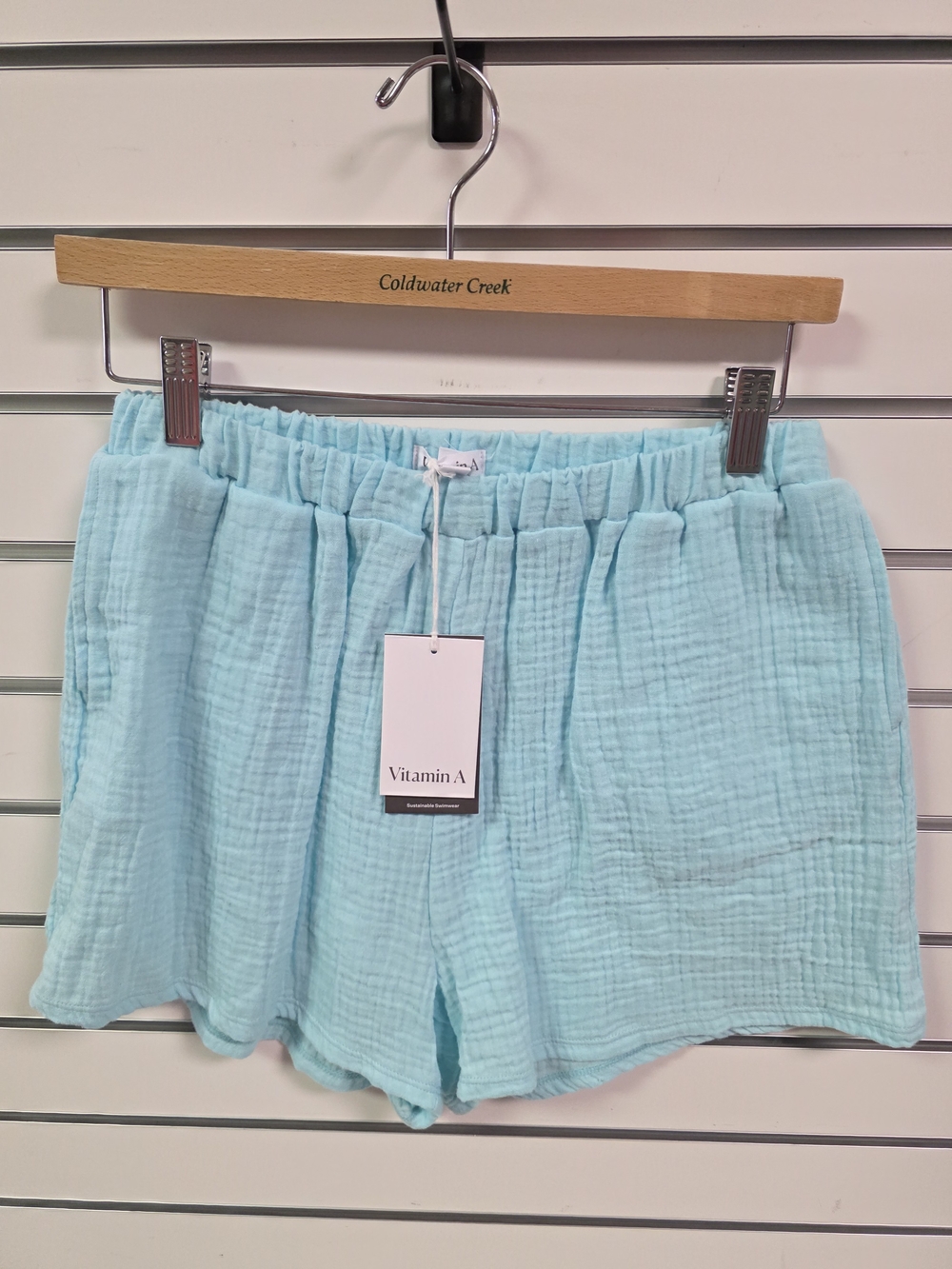 Vitamin A Women's Light Blue Gauze Shorts